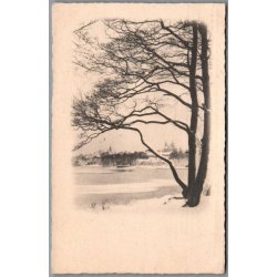 Viborg i Sne - Postkort - Brugt