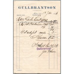 Gullbrantson - Malm� 1936 - Sverige
