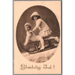 Julemrke 1917 p Postkort