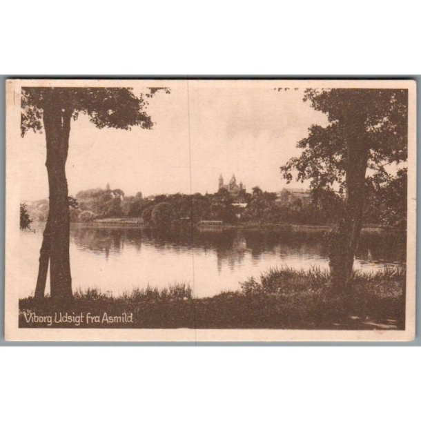 Viborg - Udsigt fra Asmild - Postkort - Brugt