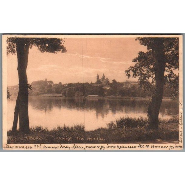 Viborg - Udsigt fra Asmild - Postkort - Brugt