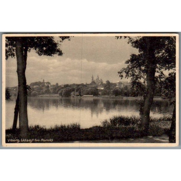 Viborg - Udsigt fra Asmild - Postkort - Brugt
