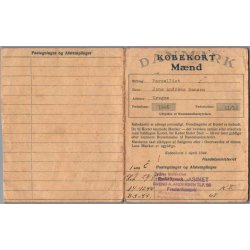 K�bekort - M�nd med P�tegninger - 2 Verdenskrig