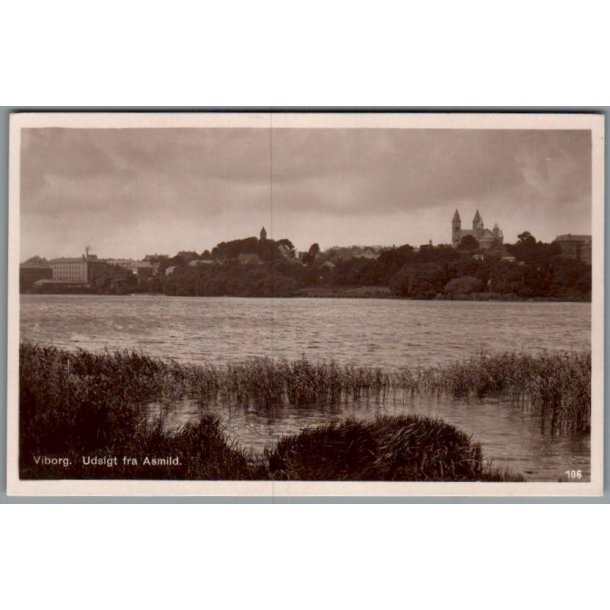Viborg - Udsigt fra Asmild - Postkort - Brugt