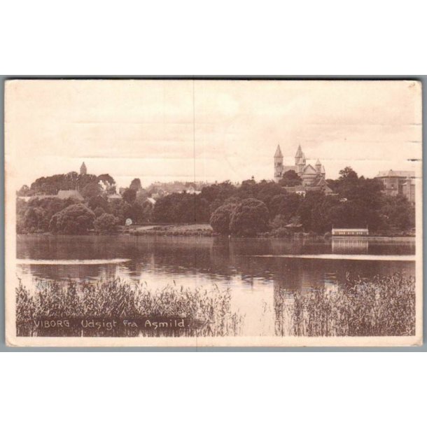 Viborg - Udsigt fra Asdmild - Postkort - Brugt