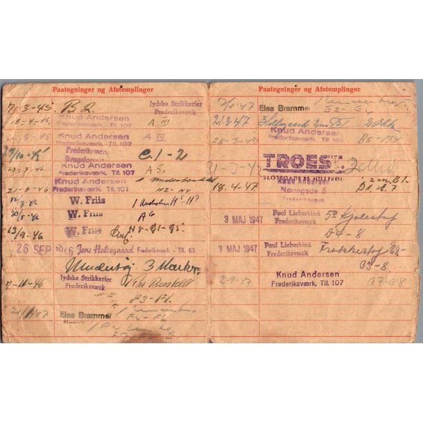 K�bekort - Kvinder med P�tegninger - 2 Verdenskrig