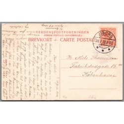 Viborg set fra Asdmild - Postkort - Brugt