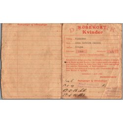 K�bekort - Kvinder med P�tegninger - 2 Verdenskrig