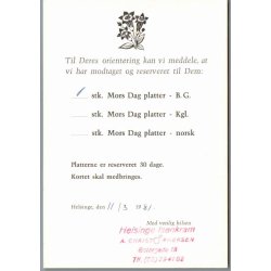 Hiller�d Turistforening - 3400 Hiller�d - Brevkort - Brugt