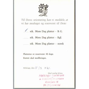 Hiller�d Turistforening - 3400 Hiller�d - Brevkort - Brugt