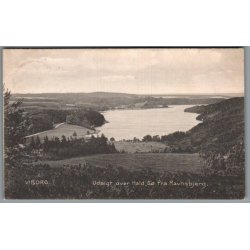 Viborg - Udsigt over Hald S� set fra Raunsbjerg - Postkort - Brugt