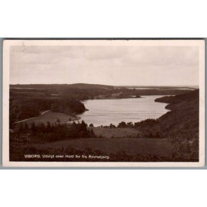 Viborg - Udsigt over Hald S� set fra Raunsbjerg - Postkort - Brugt