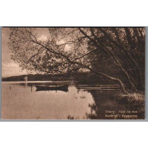 Viborg - Hald S� med Ruinerne i Baggrunden  - Postkort - Ubrugt