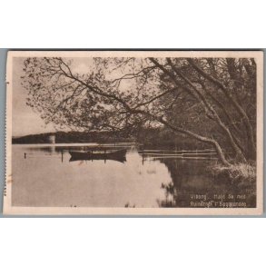 Viborg - Hald S� med Ruinerne i Baggrunden  - Postkort - Ubrugt