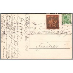 Julem�rke 1917 p� Postkort