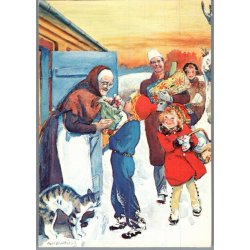 Mathisen, Axel  - Julekort - Brugt