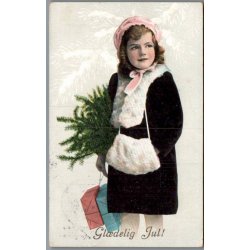 Julemrke 1916 p Postkort