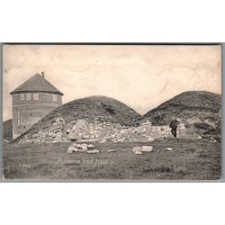 Ruinerne ved Hald - Postkort - Brugt