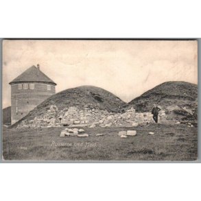 Ruinerne ved Hald - Postkort - Brugt