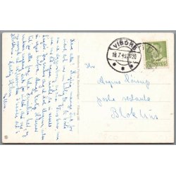 Viborg - Udsigt mod Hald Ruiner - Postkort - Brugt