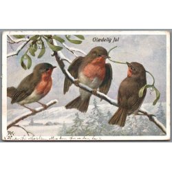 Julemrke 1916 p Postkort