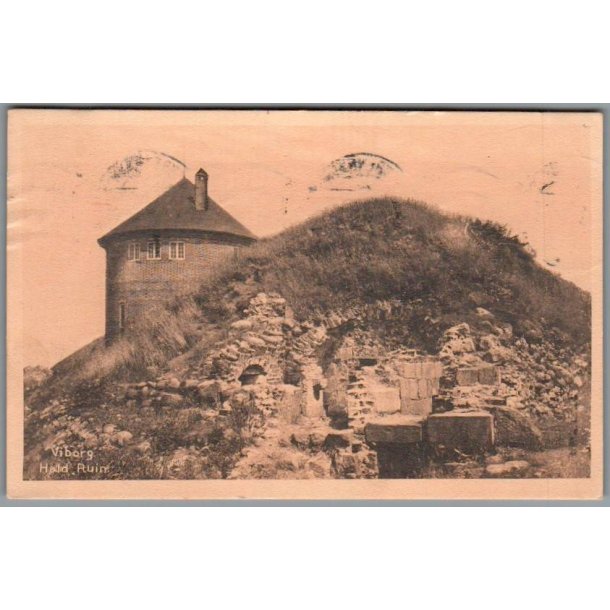 Hald Ruin - Postkort - Brugt