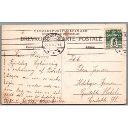 Gadeparti i Hald - Postkort - Brugt