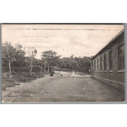 Gadeparti i Hald - Postkort - Brugt