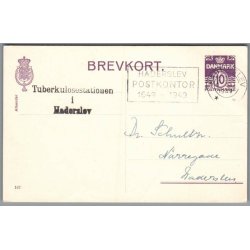 Tuberkulosestationen i Haderslev - Postkort - Brugt