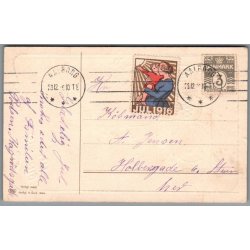 Julemrke 1916 p Postkort