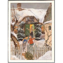 Mathisen, Axel  - Julekort - Brugt