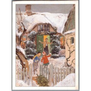 Mathisen, Axel  - Julekort - Ubrugt