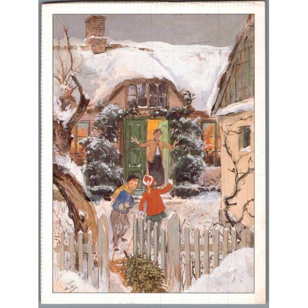 Mathisen, Axel  - Julekort - Ubrugt