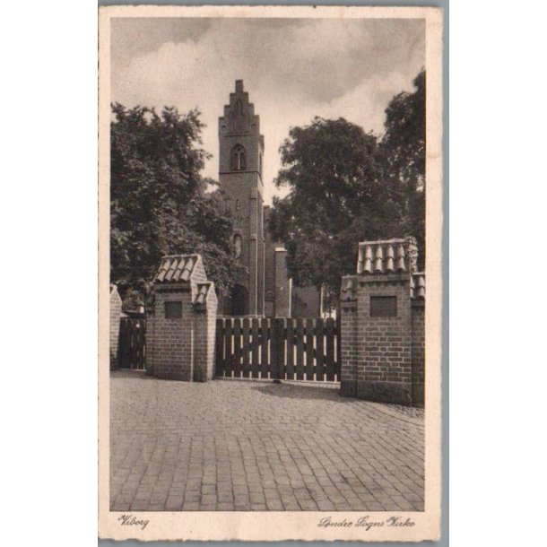 Viborg - S�ndre Sogn Kirke - Postkort - Brugt