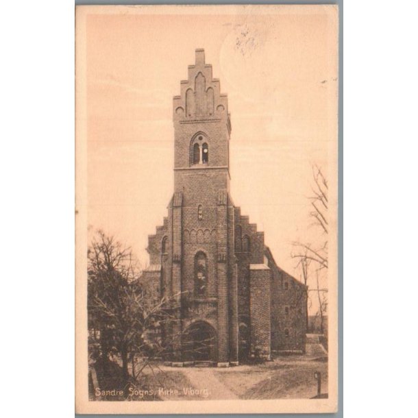 Viborg - S�ndre Sogn Kirke - Postkort - Brugt