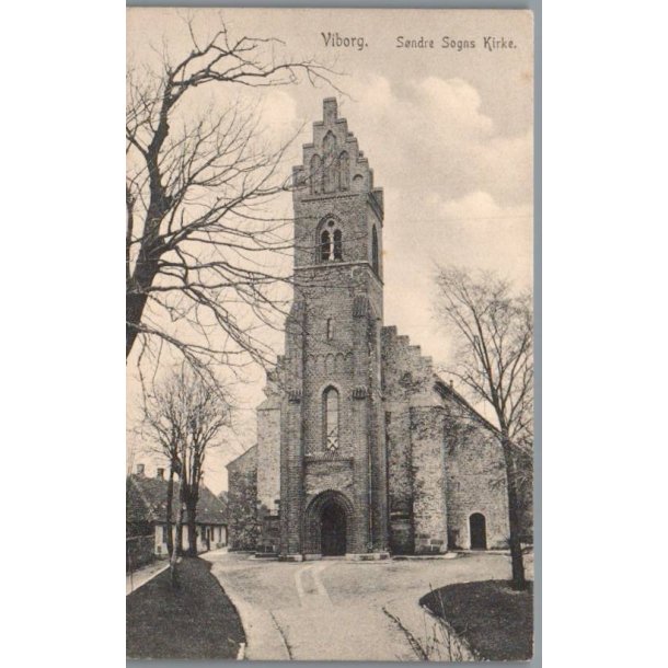 Viborg - S�ndre Sogn Kirke - Postkort - Brugt