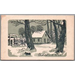 Julemrke 1916 p Postkort