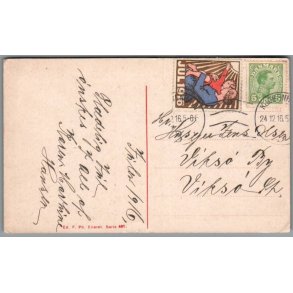 Julemrke 1916 p Postkort