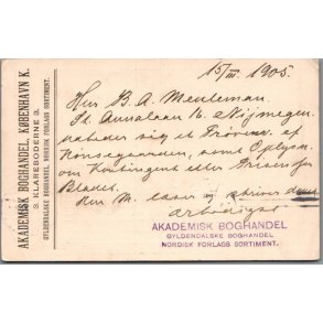 Akademisk Boghandel - K�benhavn K. - Brevkort - Brugt