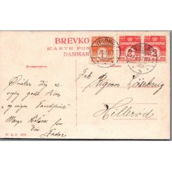 Viborg Domkirkepladsen - Postkort - Brugt - Svagt hj�rne !