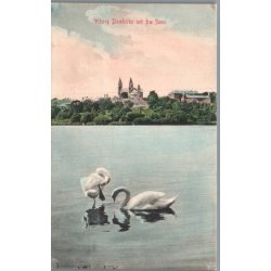 Viborg Domkirke set fra S�en - Postkort - Brugt