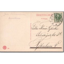 Viborg Domkirke set fra S�en - Postkort - Brugt