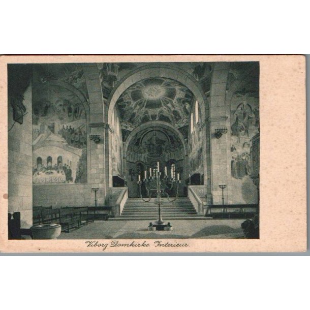 Viborg Domkirke - Interi�r - Postkort - Ubrugt