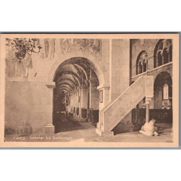 Viborg - Interi�r fra Domkirken - Postkort - Ubrugt