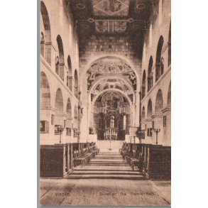 Viborg - Interi�r fra Domkirken - Postkort - Ubrugt