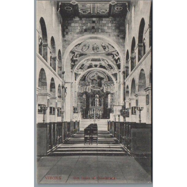 Viborg - Det indre af Domkirken - Postkort - Ubrugt