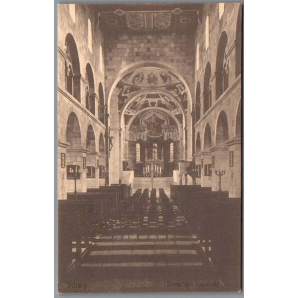 Viborg -  Domkirken Indvendig - Postkort - Ubrugt