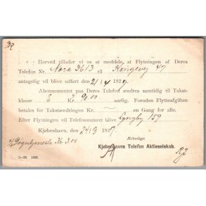 Kj�benhavns Telefon Aktieselskab  - Helsagskort - Brugt