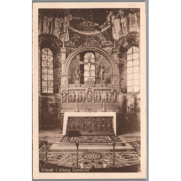 Alteret i Viborg Domkirke - Postkort - Brugt