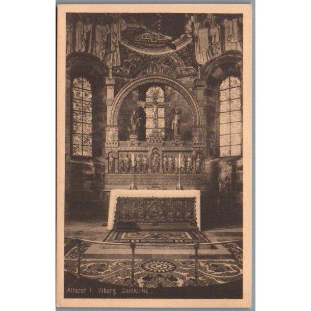 Alteret i Viborg Domkirke - Postkort - Ubrugt